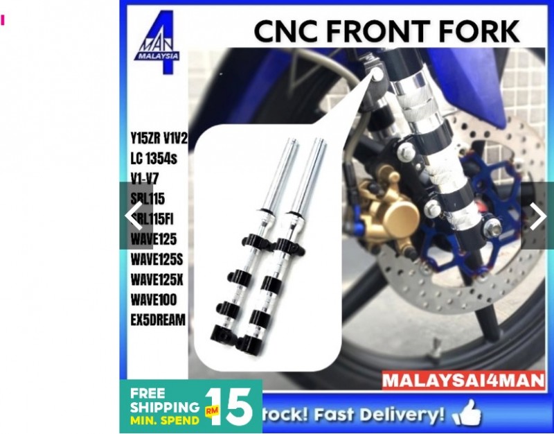 FRONT FORK CNC LAY Y15ZR Y15 LC135 SRL115 SRL115FI WAVE125 BONUS EX5DREAM RS150 NMAX NVX ADV 150